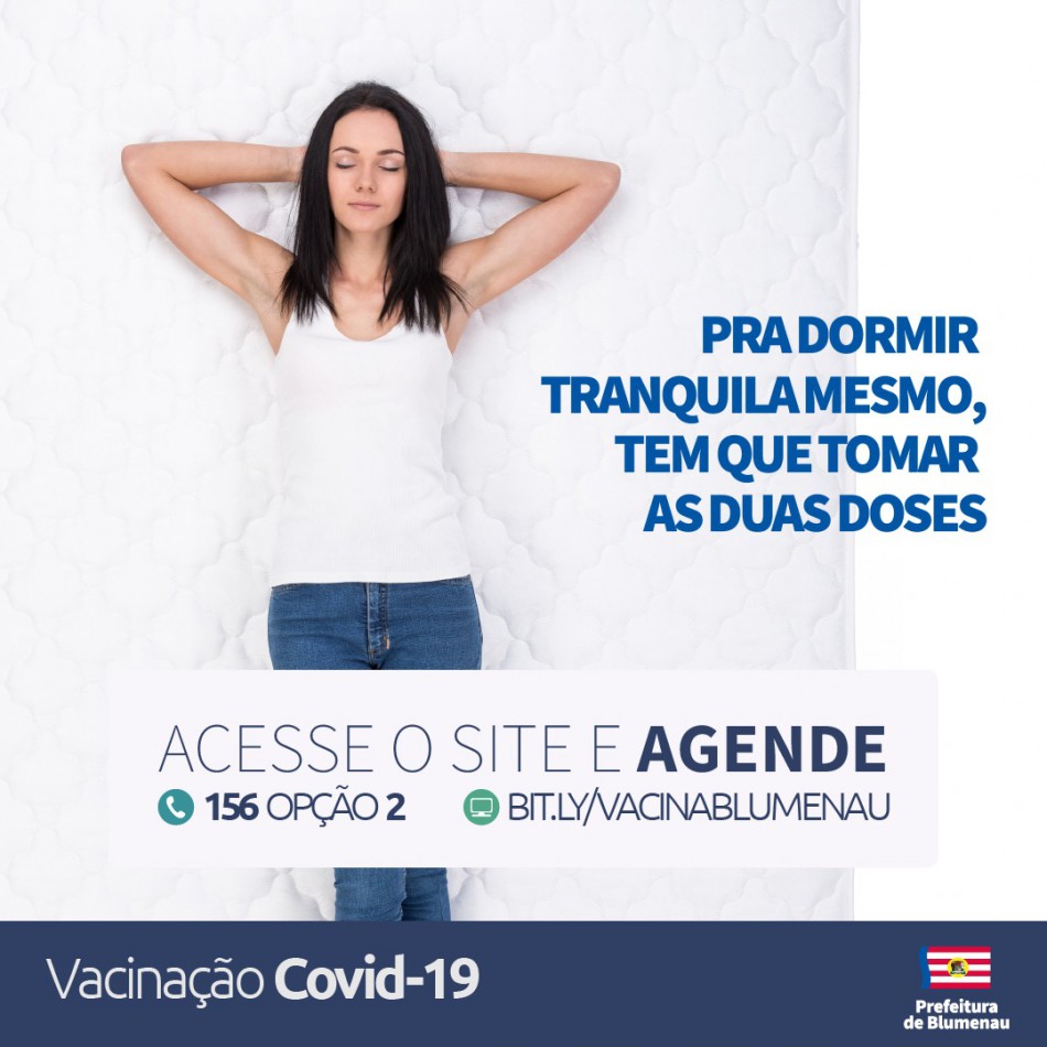 Blumenau segue com agendamento aberto para vacinação contra a Covid-19