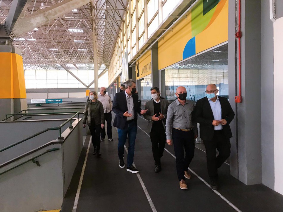 Representantes da Secretaria Nacional de Esportes de Alto Rendimento sinalizam apoio para municipalização do Complexo Sesi