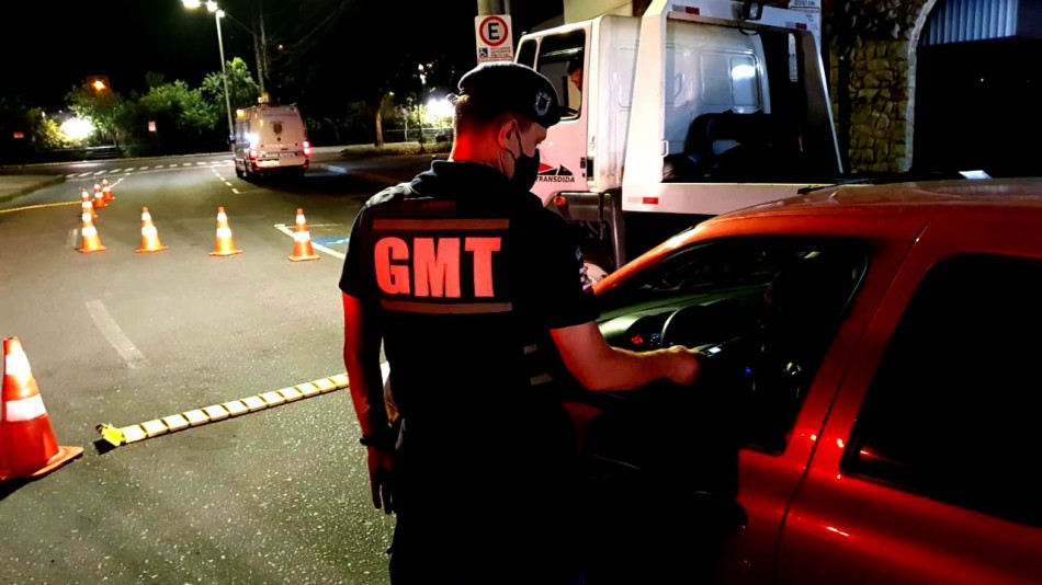 GMT aborda 14 condutores embriagados e registra 15 acidentes com vítimas no último fim de semana