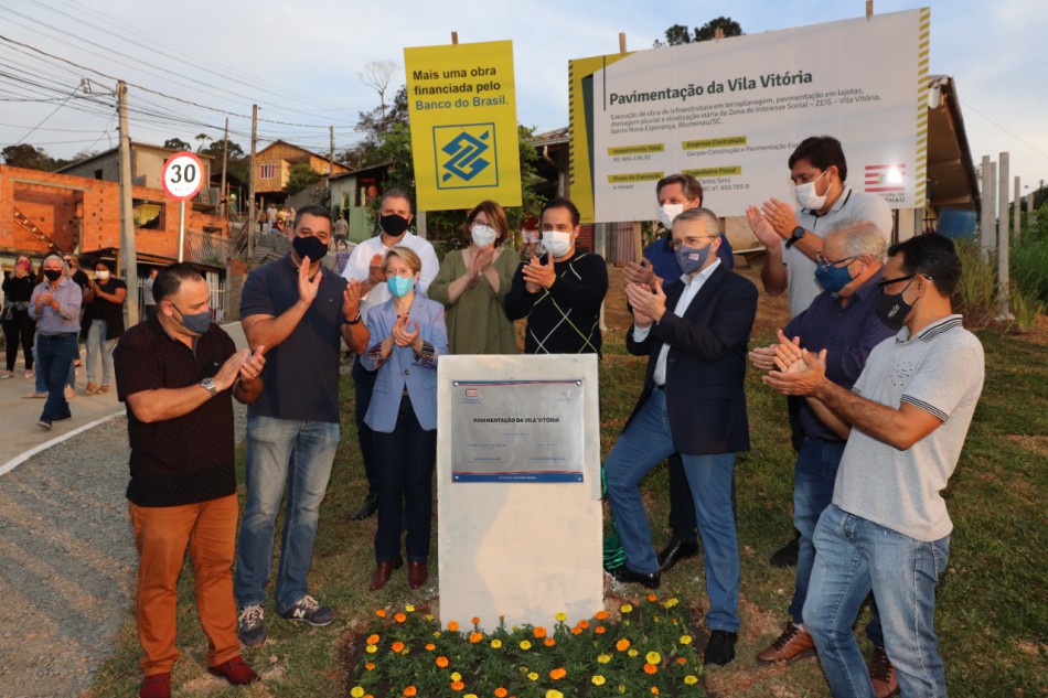Entrega da obra na Vila Vitória é a realização de um sonho da comunidade 