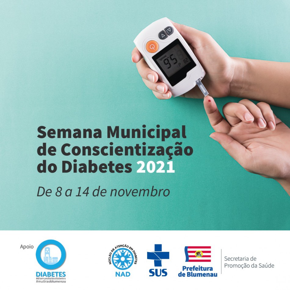 Semana Municipal do Diabetes inicia na próxima segunda-feira, dia 8