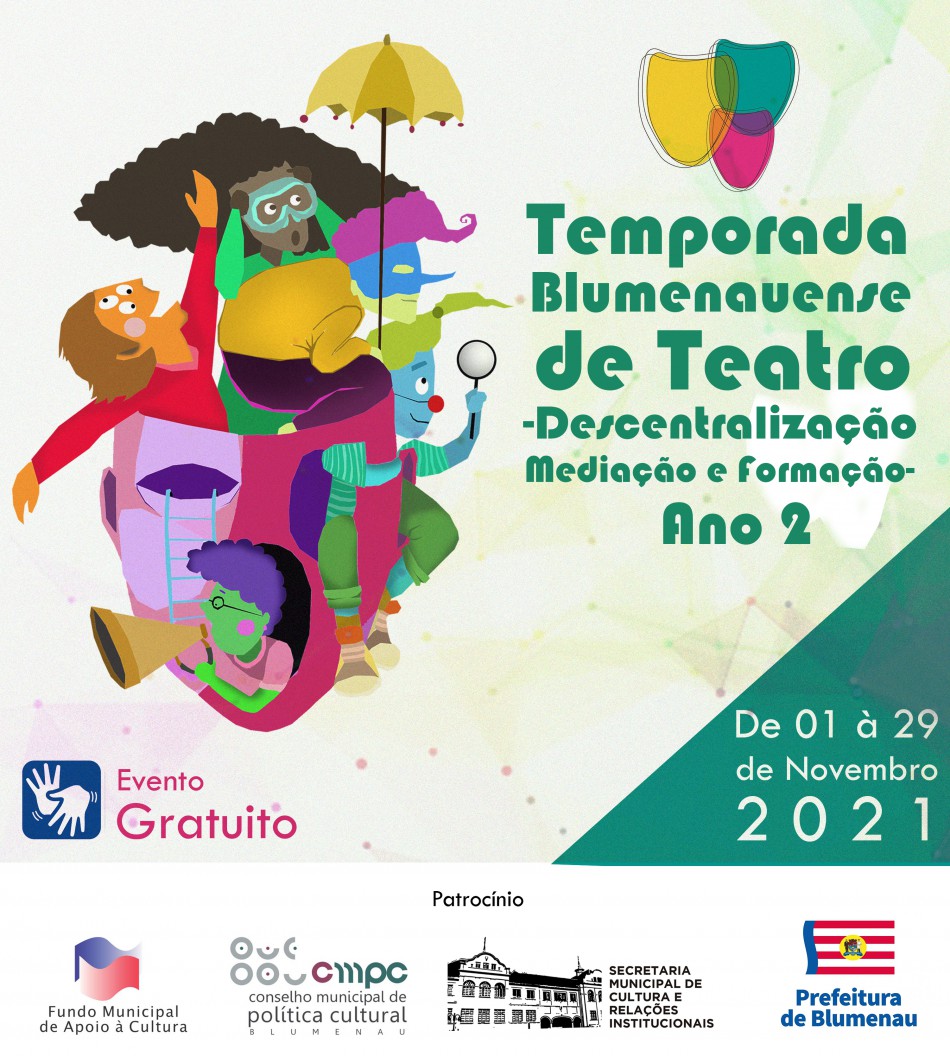 Novembro terá Temporada Blumenauense de Teatro online