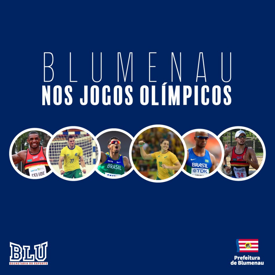 Veja quando e como acompanhar os atletas de Blumenau nos Jogos Olímpicos de Tóquio