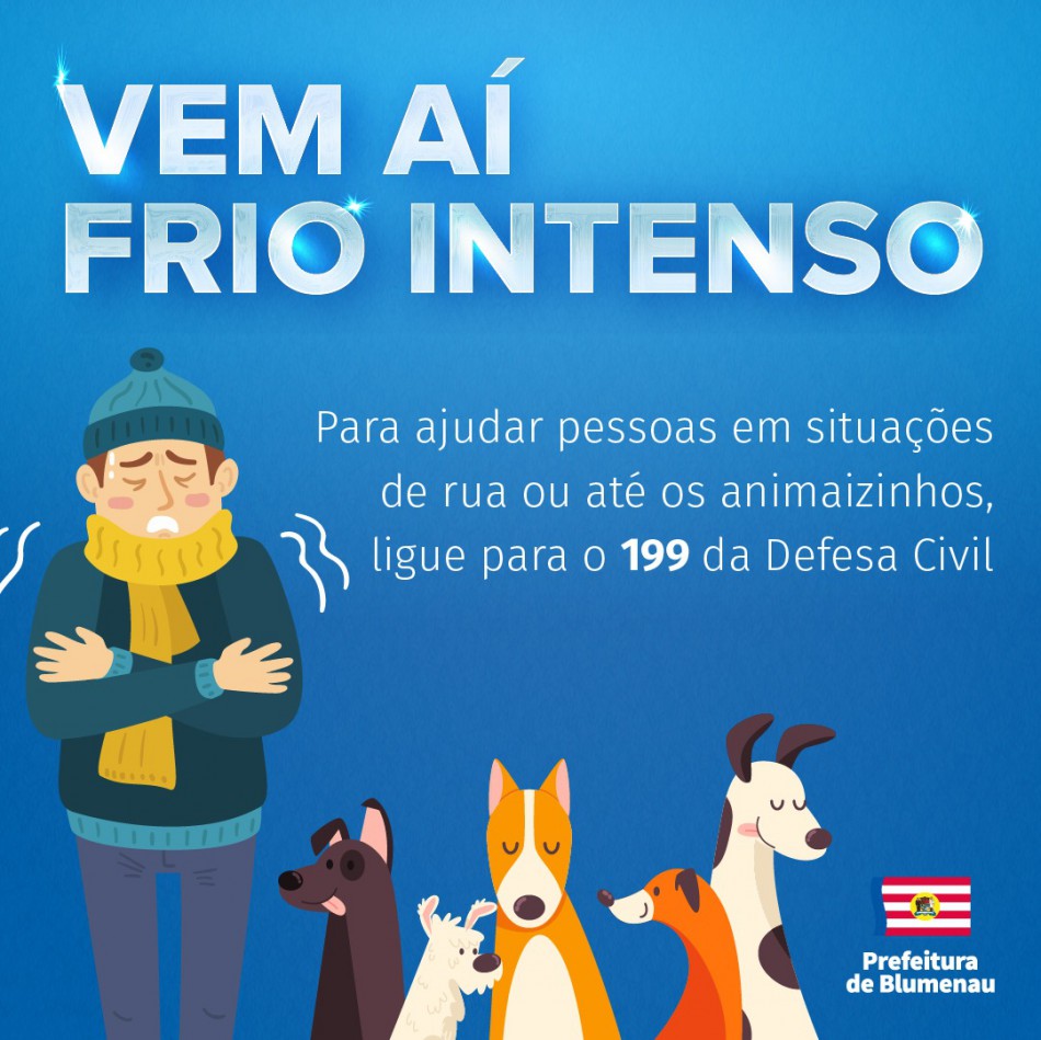 Prefeitura concentra atendimentos relacionados ao frio intenso no telefone 199