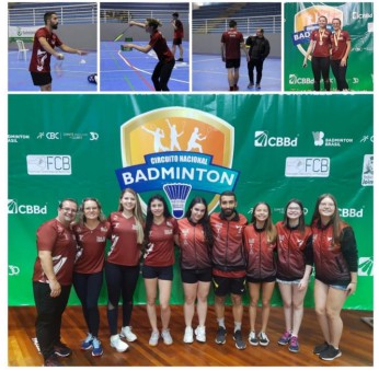 O Badminton Blumenau Clube participa de competição nacional no Paraná