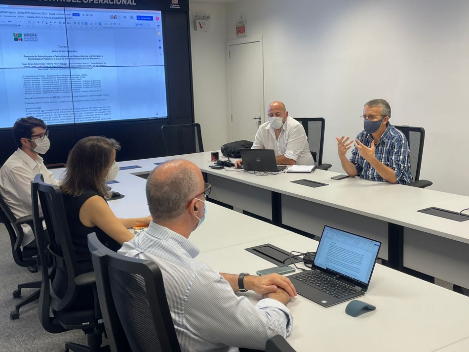 Prefeitura e Udesc se reúnem para criação de ferramenta de dados abertos