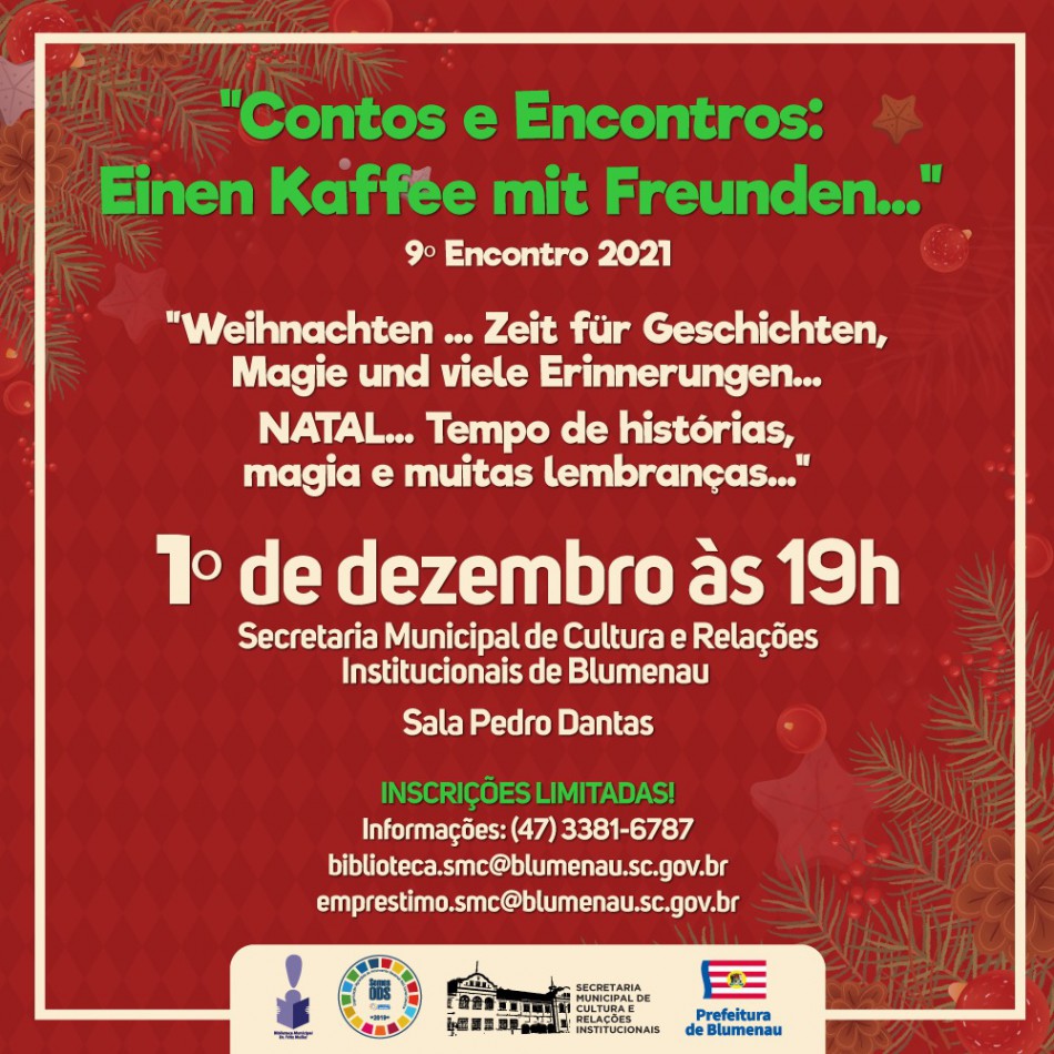 Projeto Contos e Encontros volta no dia 1º de dezembro