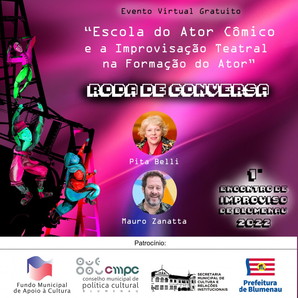 1º Encontro de Improviso de Blumenau terá roda de conversa no dia 12