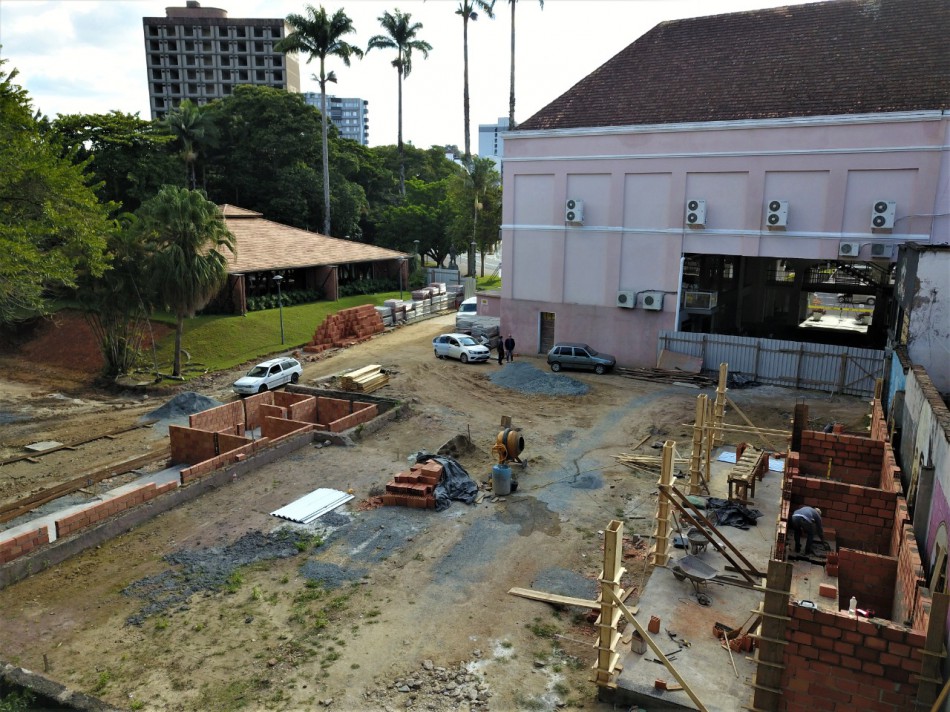 Praça das Rosas será mais um atrativo no Centro Histórico de Blumenau