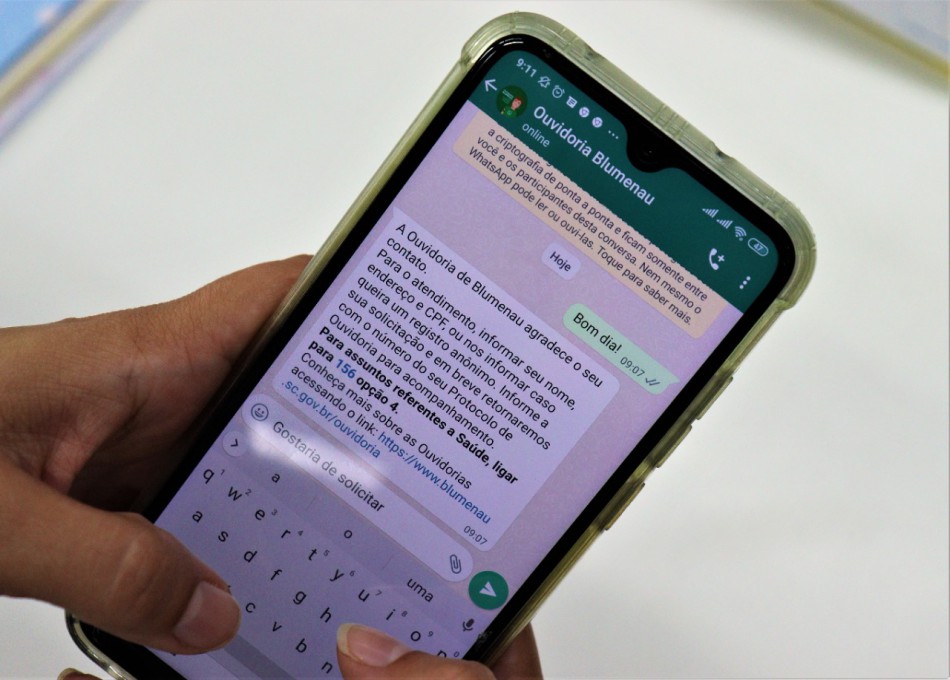 WhatsApp já é o segundo canal mais usado para falar com a Ouvidoria