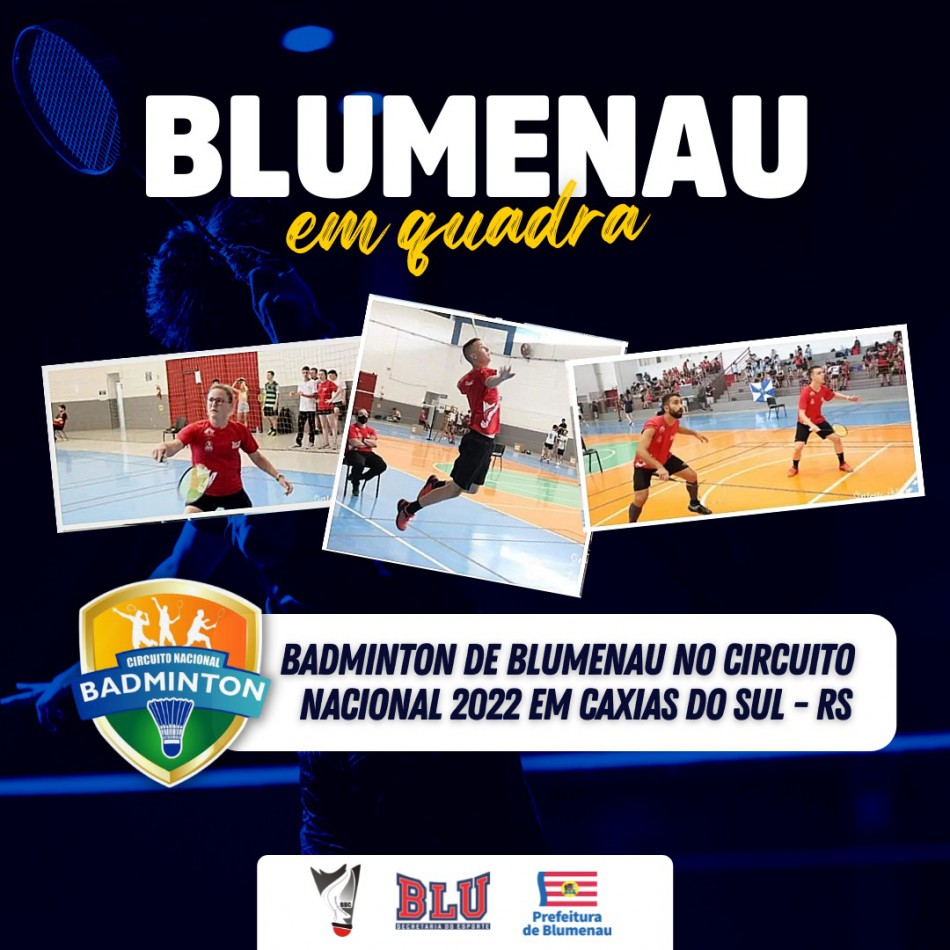 Blumenau participa de Campeonato Brasileiro Interclubes de Badminton