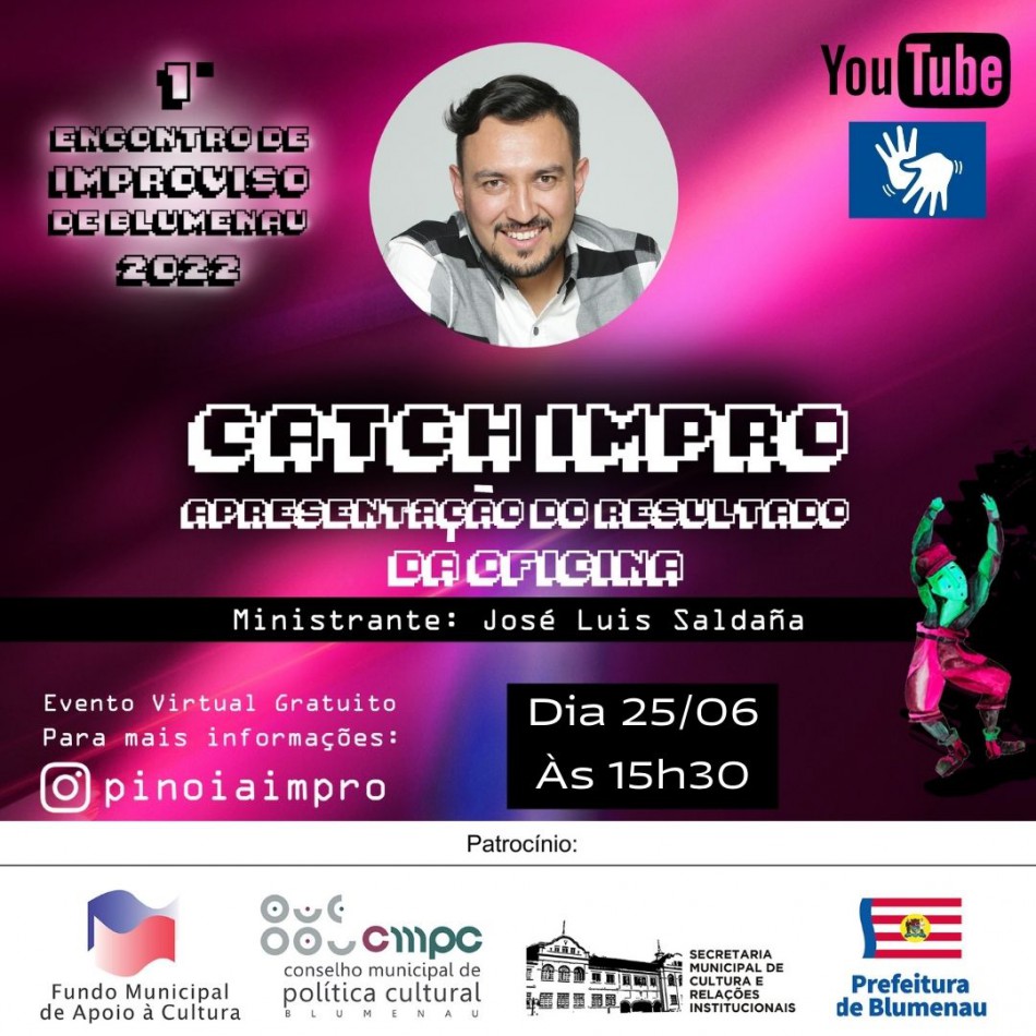 1º Encontro de Improviso de Blumenau será neste sábado