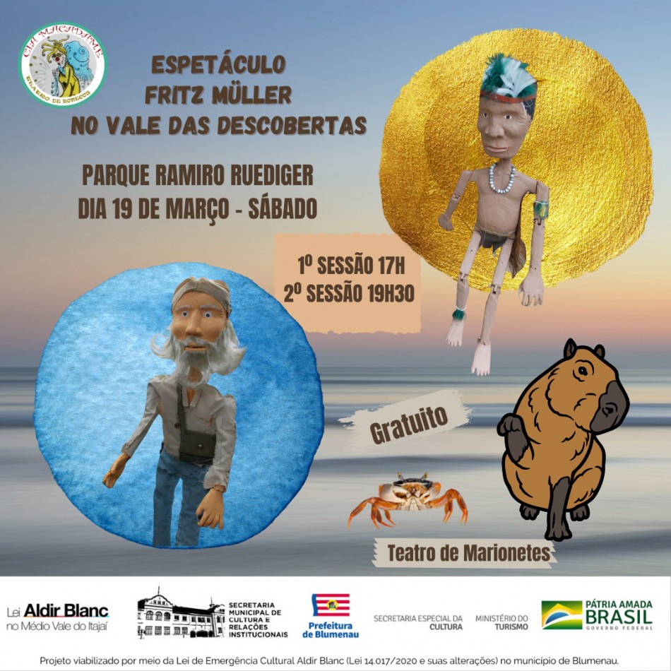Teatro de Bonecos é atração no Ramiro Ruediger