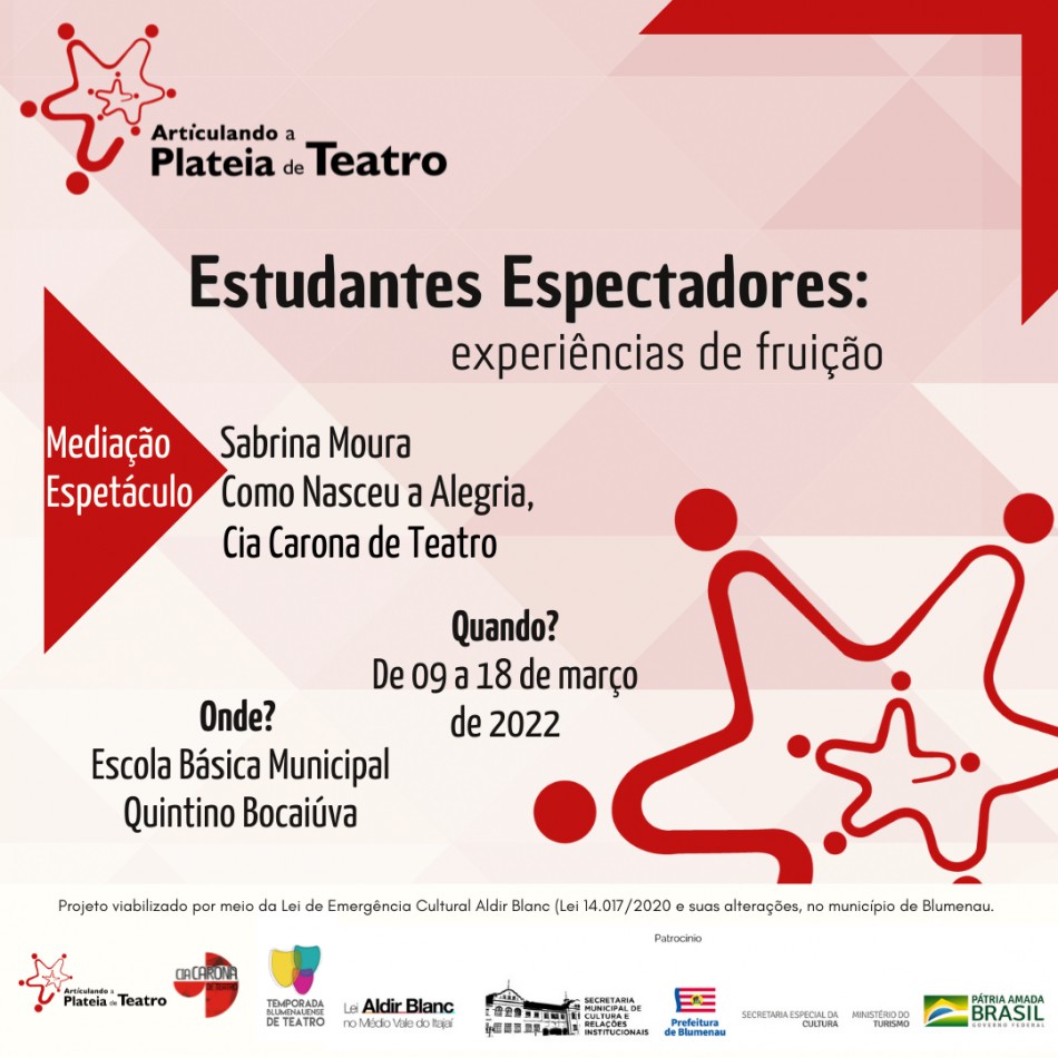Alunos da Quintino participam de interação teatral