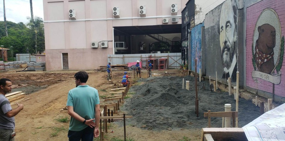 Obras da Rosenplatz avançam para a construção das edificações