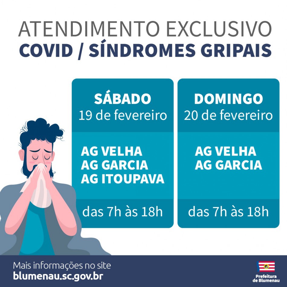 Ambulatórios Gerais de Blumenau terão horários diferenciados neste fim de semana