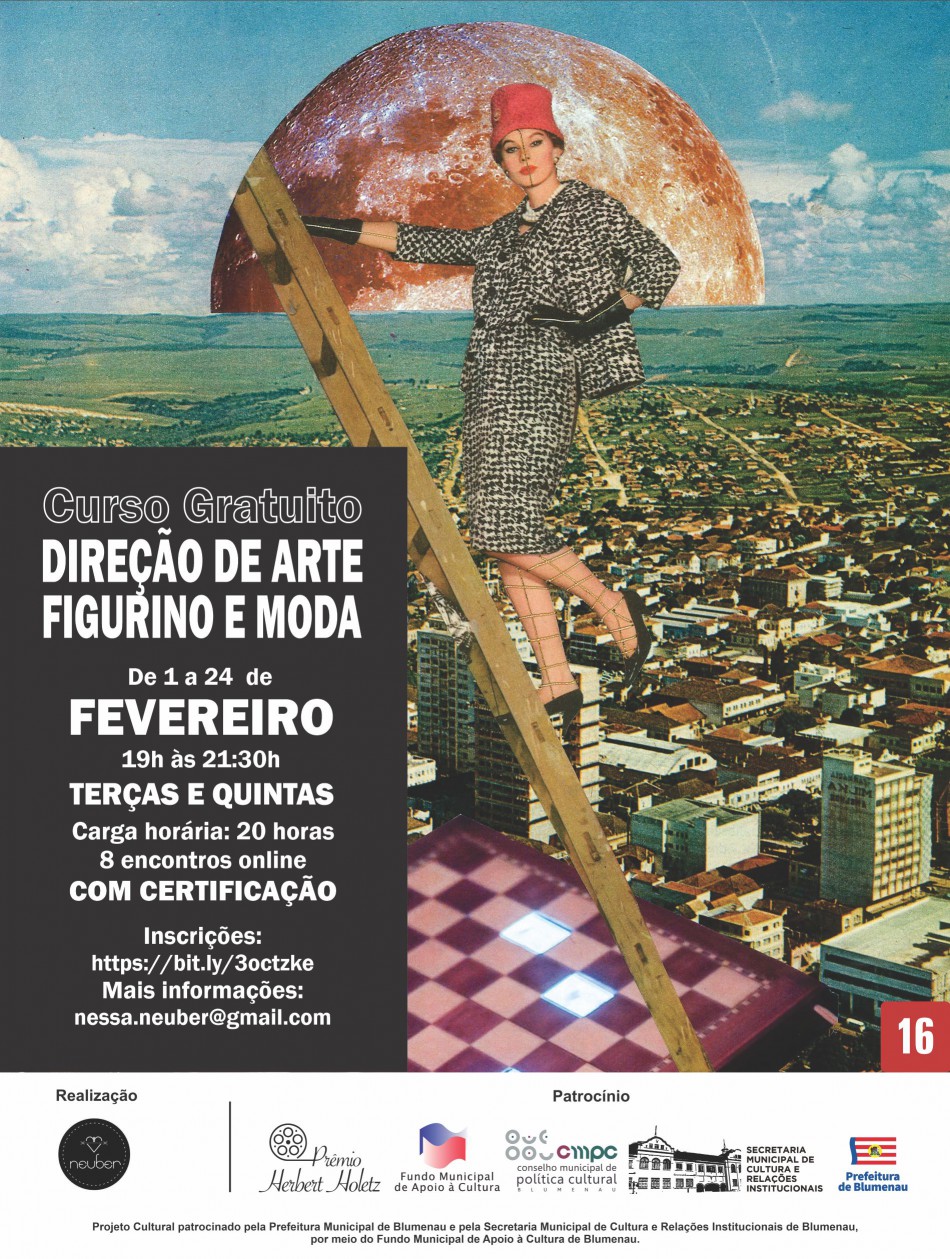 Curso de Direção de Arte, Figurino e Moda está com inscrições abertas