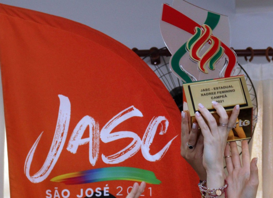 Título do Xadrez feminino mantém Blumenau na liderança do JASC