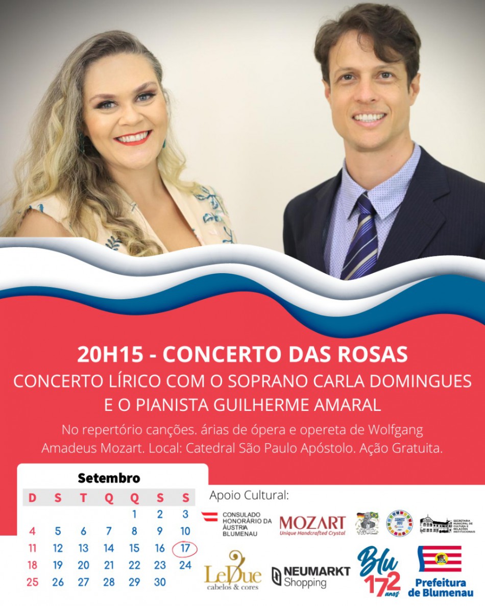 Catedral São Paulo Apóstolo é palco para Concerto das Rosas