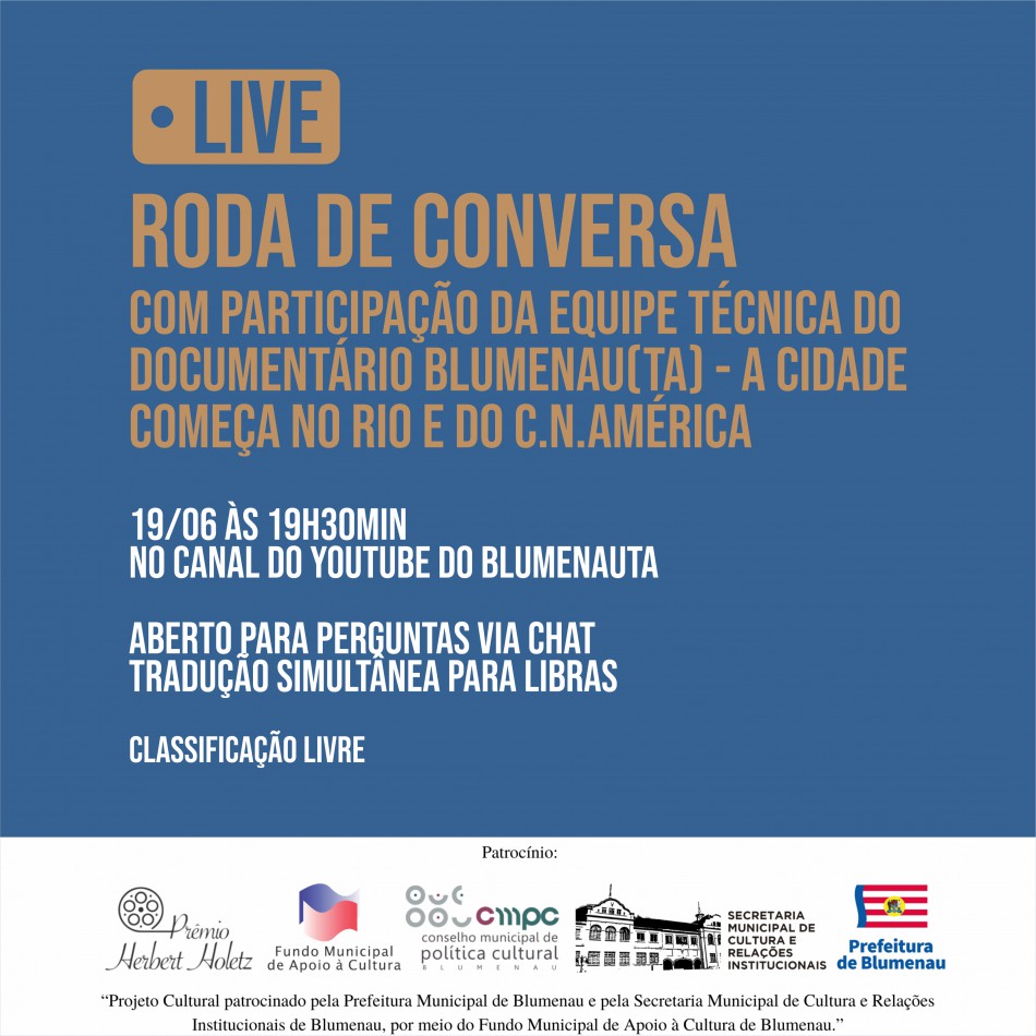 Projeto Blumenau(ta) promove última ação cultural