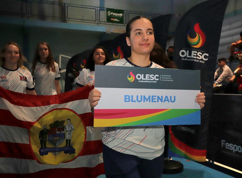 Basquete, vôlei de praia e tênis de Blumenau estreiam com vitória na Olesc 2023