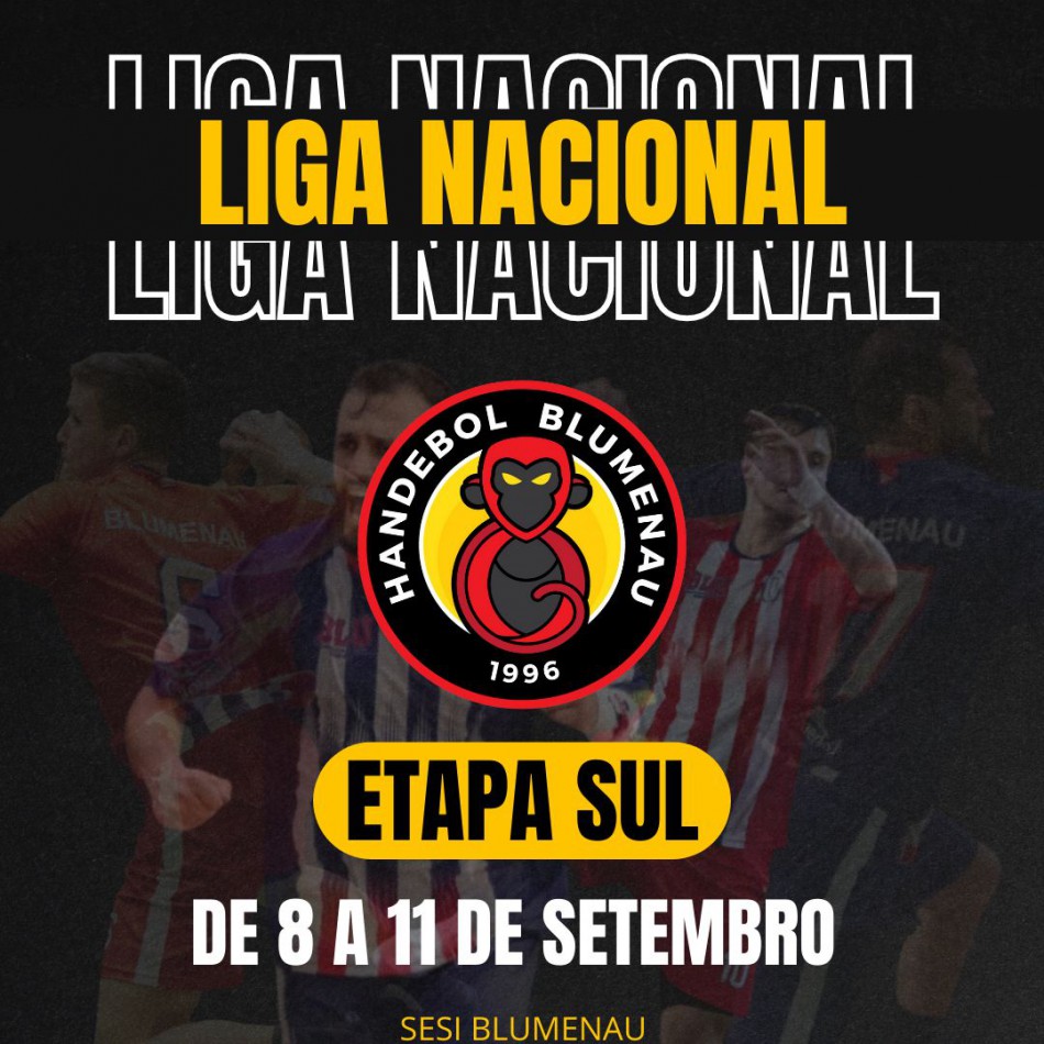 Handebol de Blumenau faz maratona de jogos pela Liga Nacional