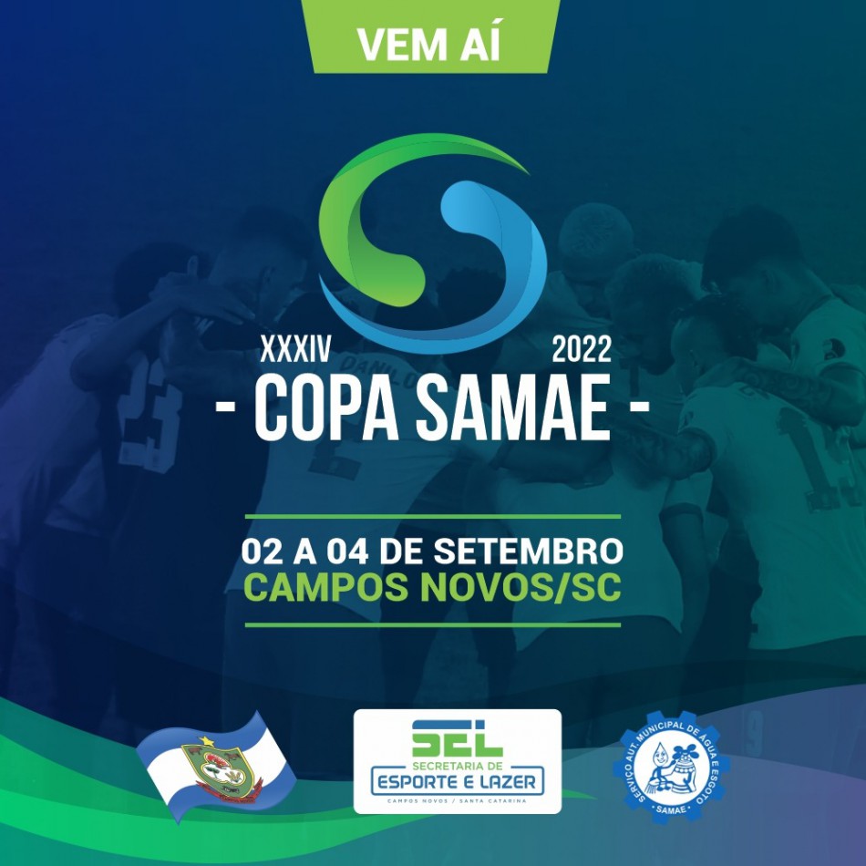 Samae Blumenau participará da 34° edição da Copa Samae