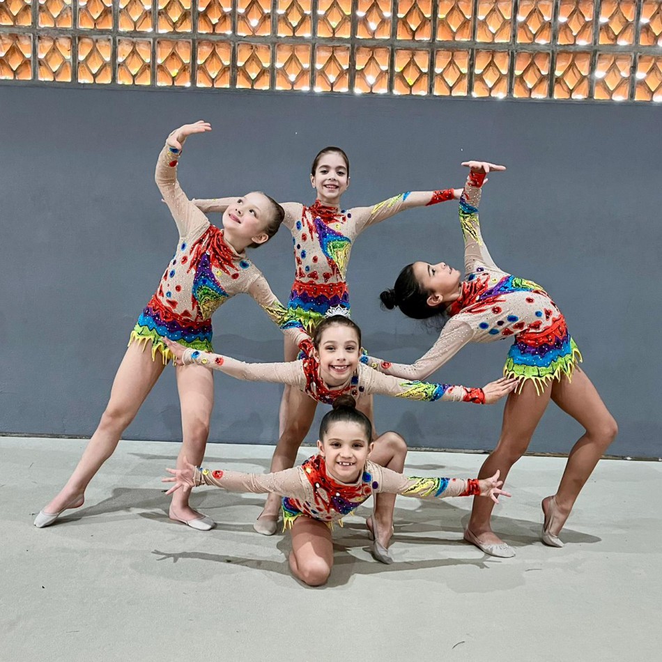 Ginástica rítmica da AGIN participa de Torneio Nacional em São Paulo