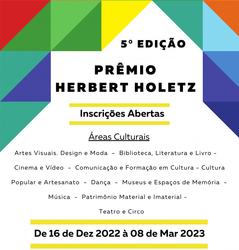5º Prêmio Herbert Holetz recebe inscrições até 8 de março