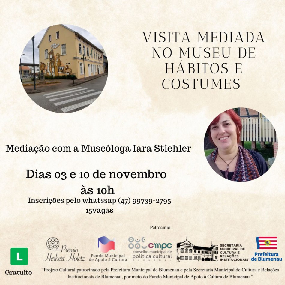 Museu de Hábitos e Costumes agenda visitas mediadas