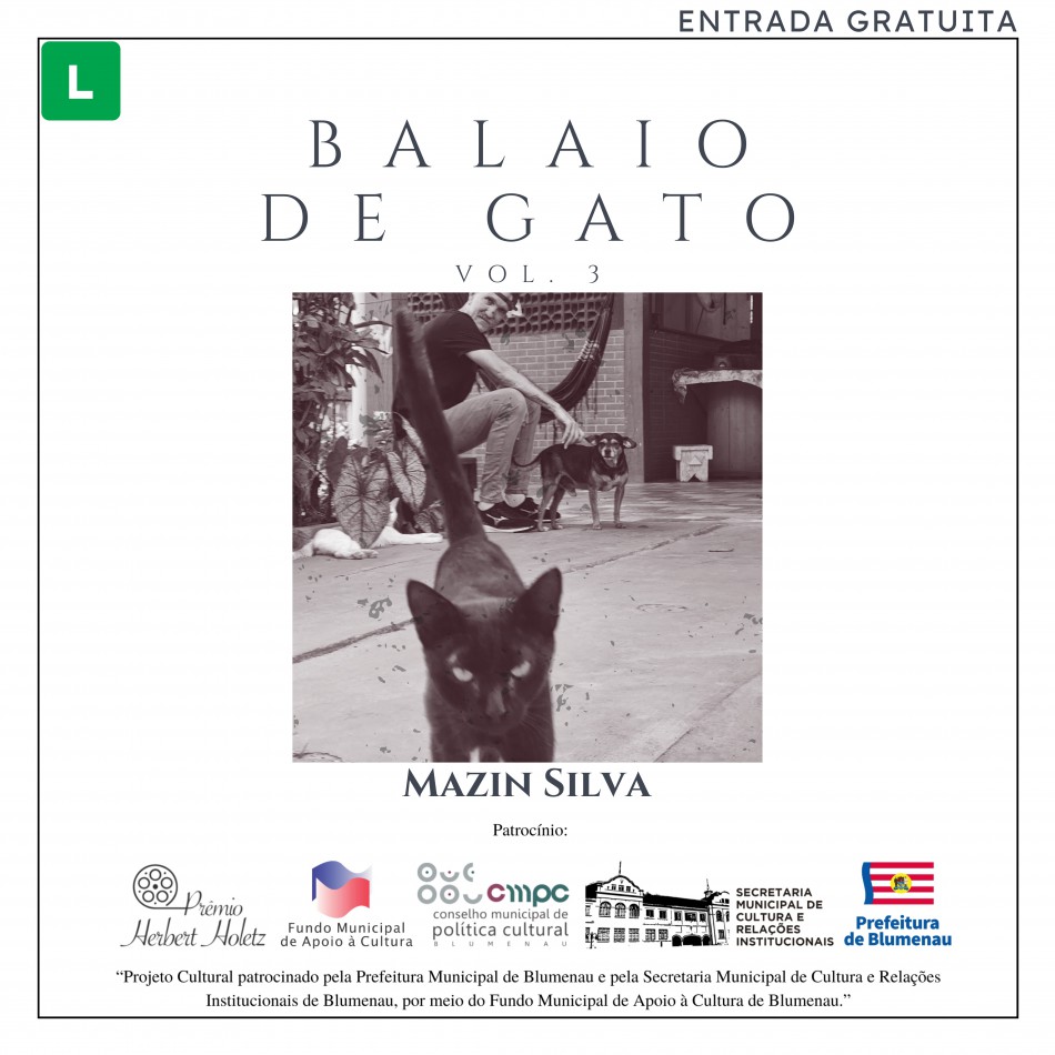 Mazin Silva lança terceiro volume do álbum Balaio de Gato