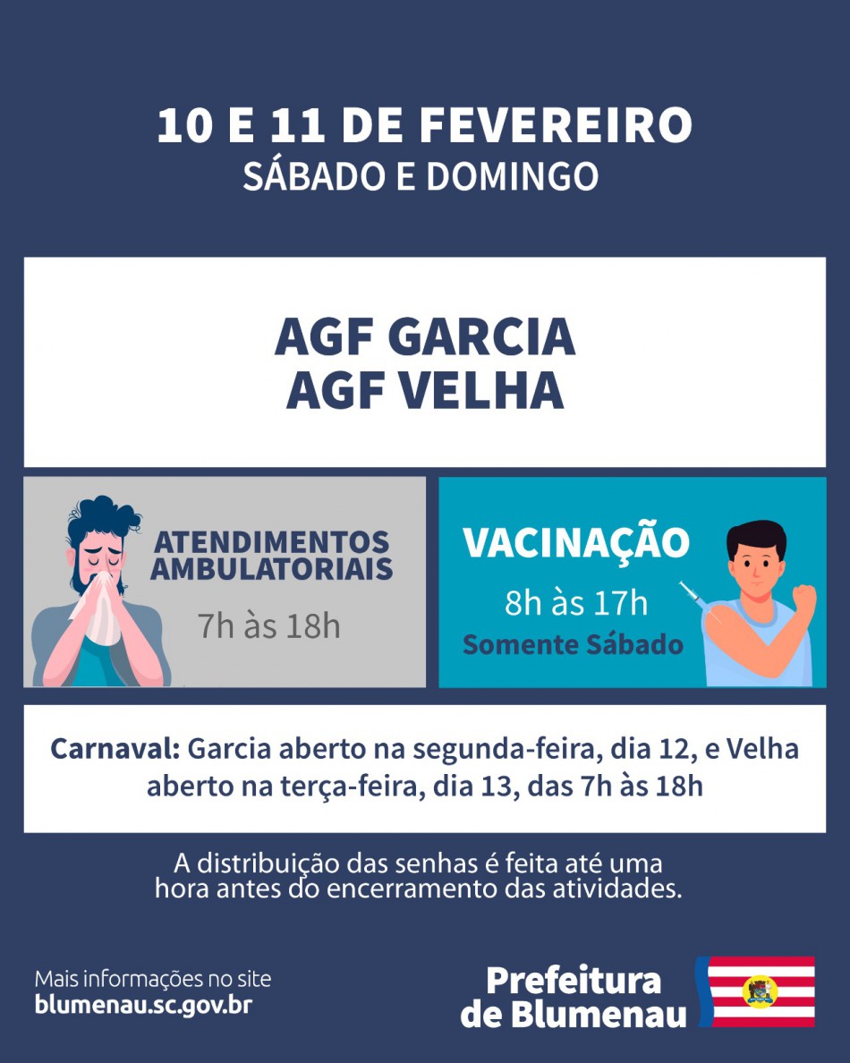 Saiba como ficará o atendimento na saúde neste fim de semana e no período de Carnaval
