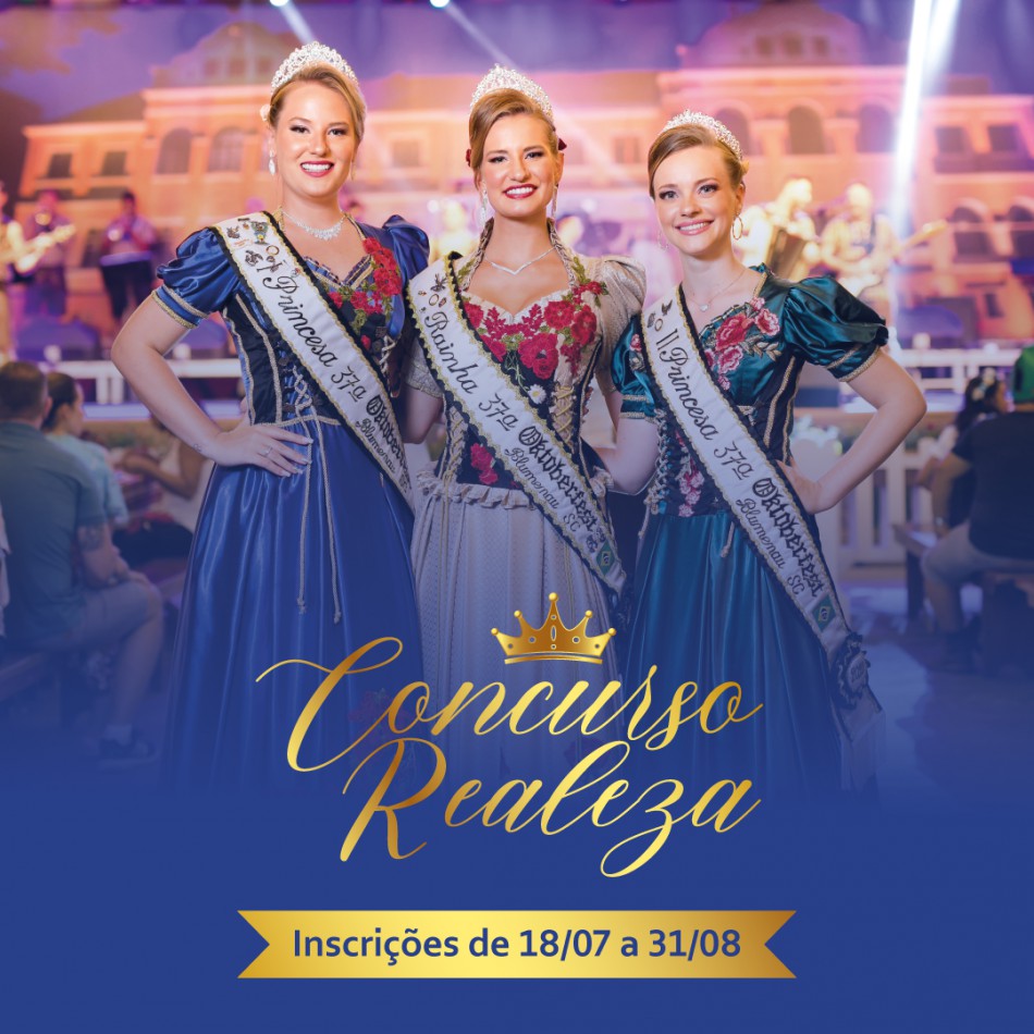 Últimos dias de inscrições para o concurso que vai escolher a realeza da 38ª Oktoberfest