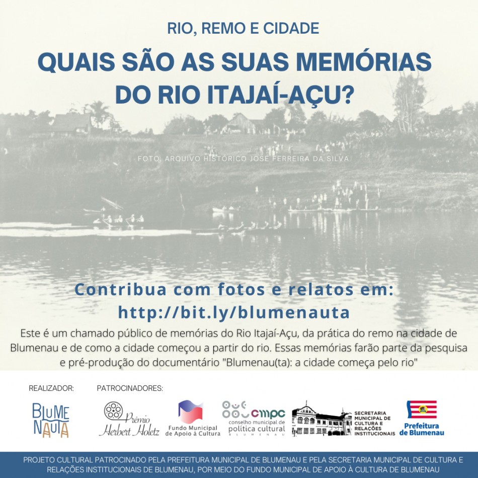 Documentário resgata a história do remo às margens do Itajaí-Açu