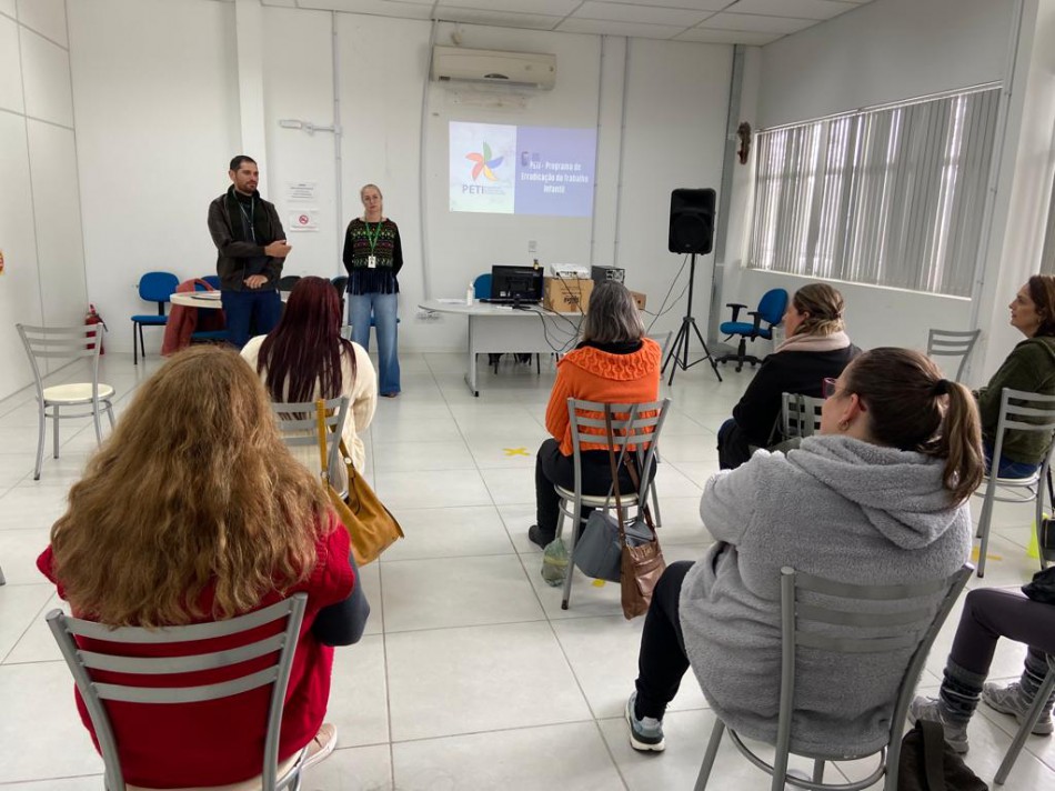 Semudes realiza capacitação sobre o Programa de Erradicação do Trabalho Infantil