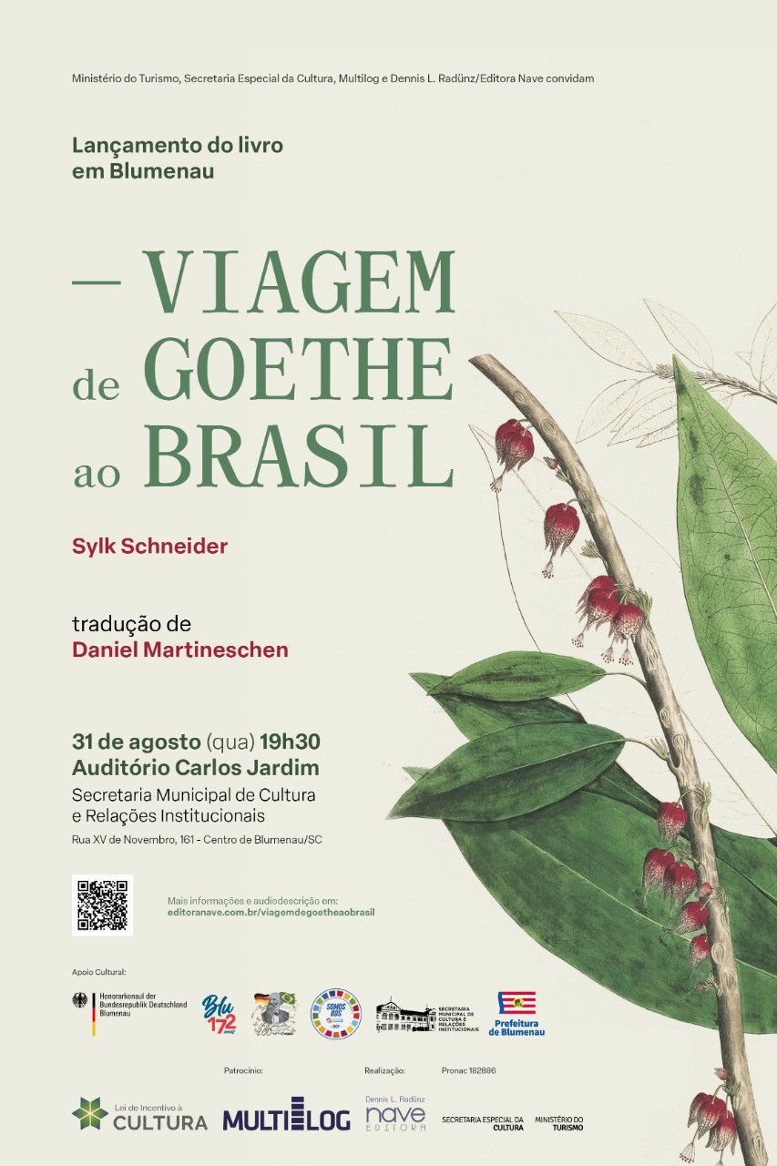 Livro conta viagem imaginária de Goethe ao Brasil