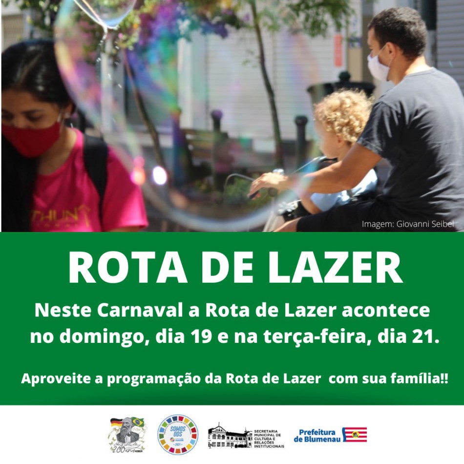 Blumenau terá Rota de Lazer e museus como opções no feriado