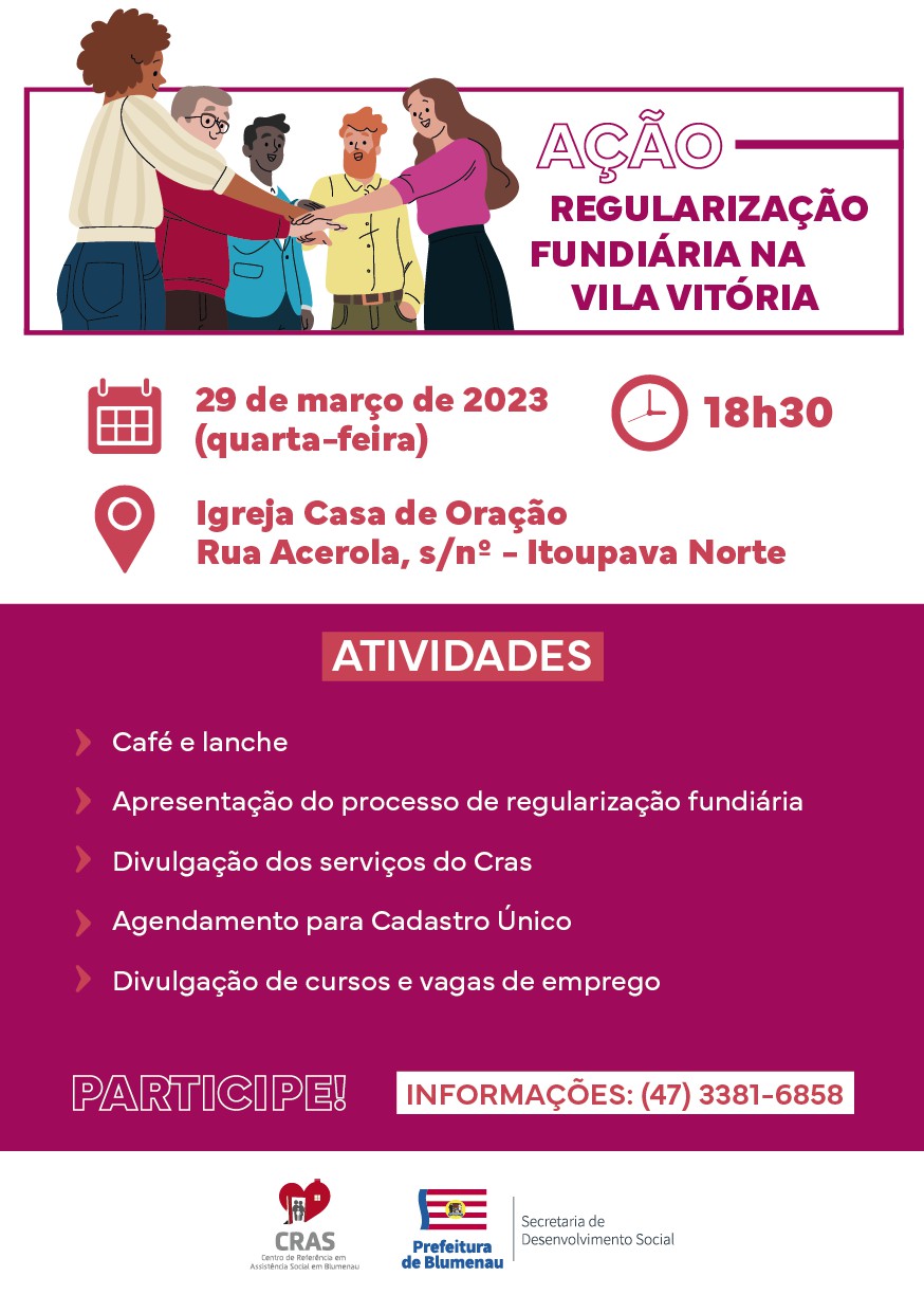 Prefeitura de Blumenau realiza Ações de Regularização Fundiária em quatro regiões do município