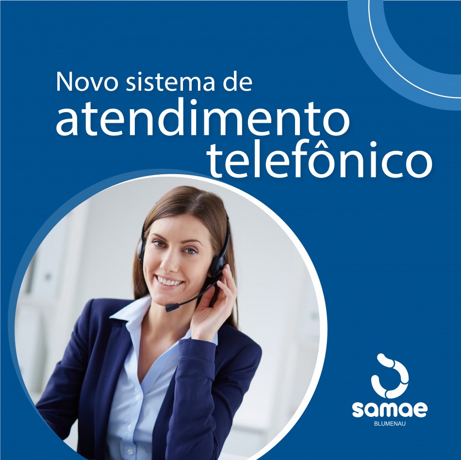 Samae Blumenau disponibiliza novo sistema de atendimento telefônico