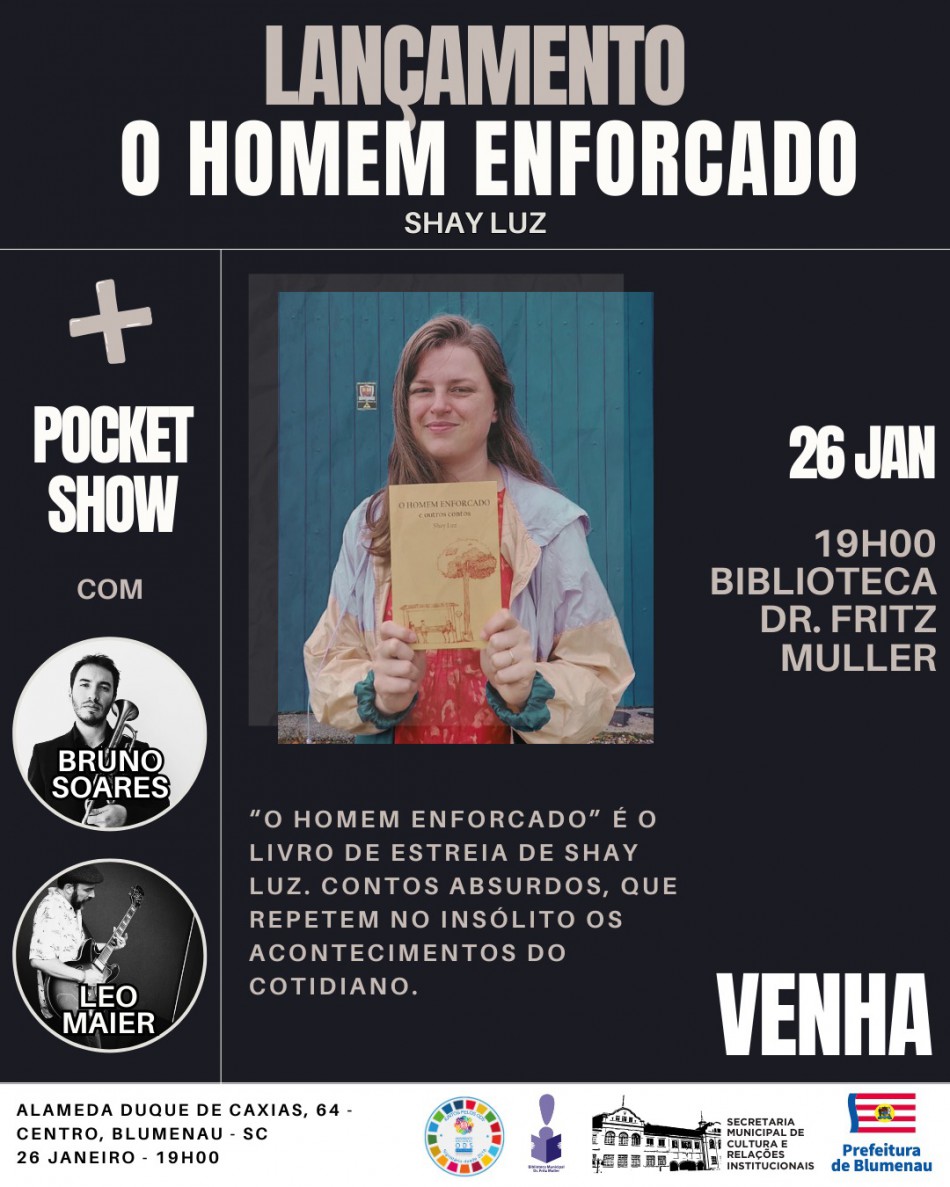 Escritora Shay Luz lança livro de estreia em Blumenau