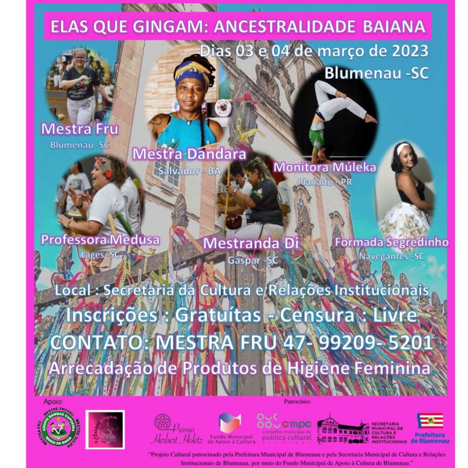 Blumenau viverá dois dias do mundo cultural da capoeira