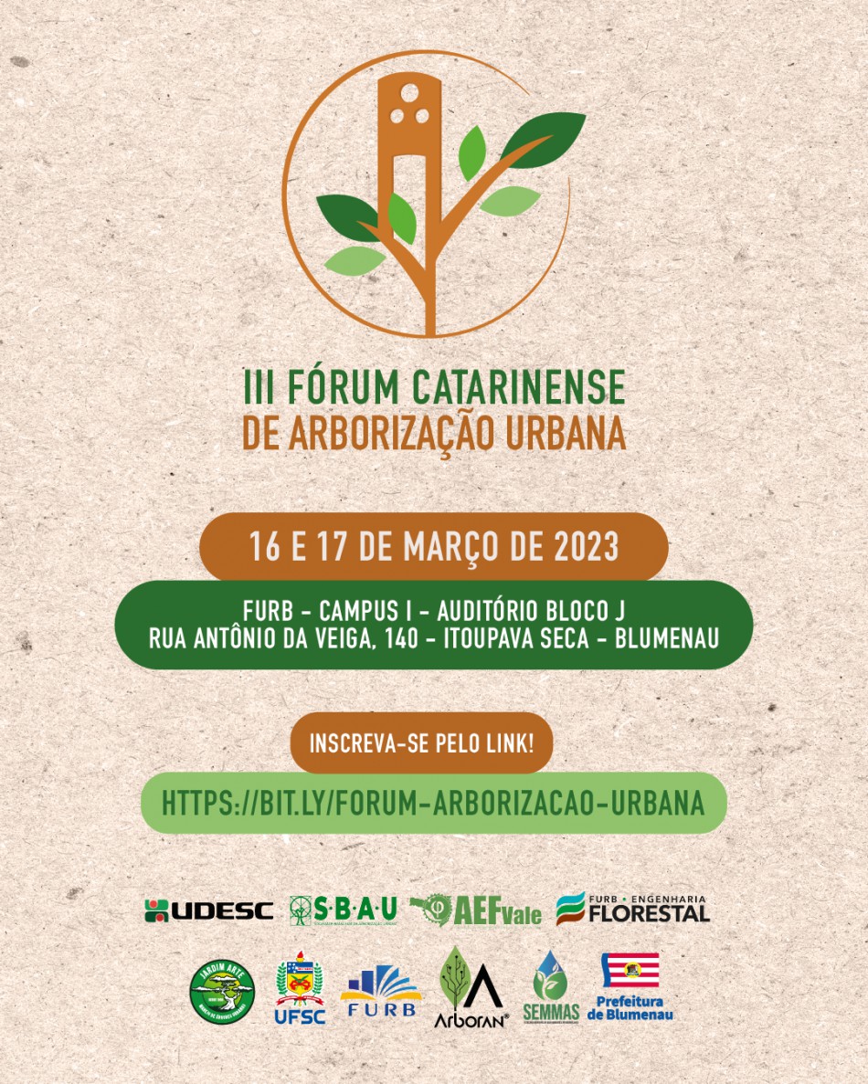 Semmas promove em março o III Fórum Catarinense de Arborização Urbana