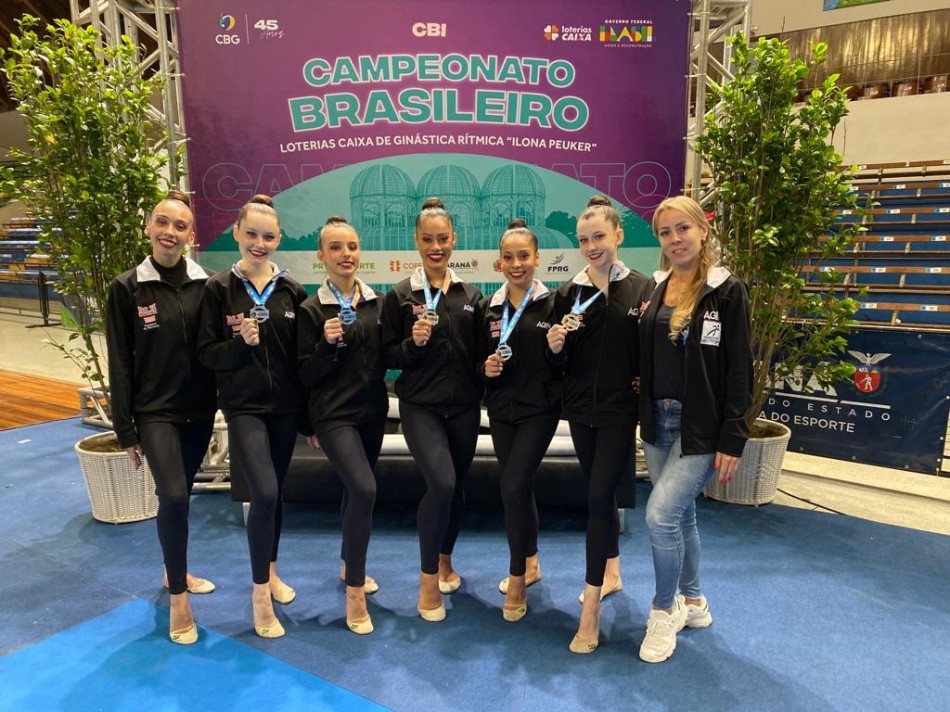 Conjunto blumenauense conquista a prata no Campeonato Brasileiro de Ginástica Rítmica