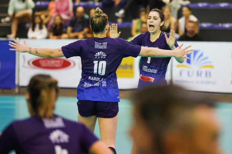Handebol feminino de Blumenau está entre as três melhores equipes do Brasil