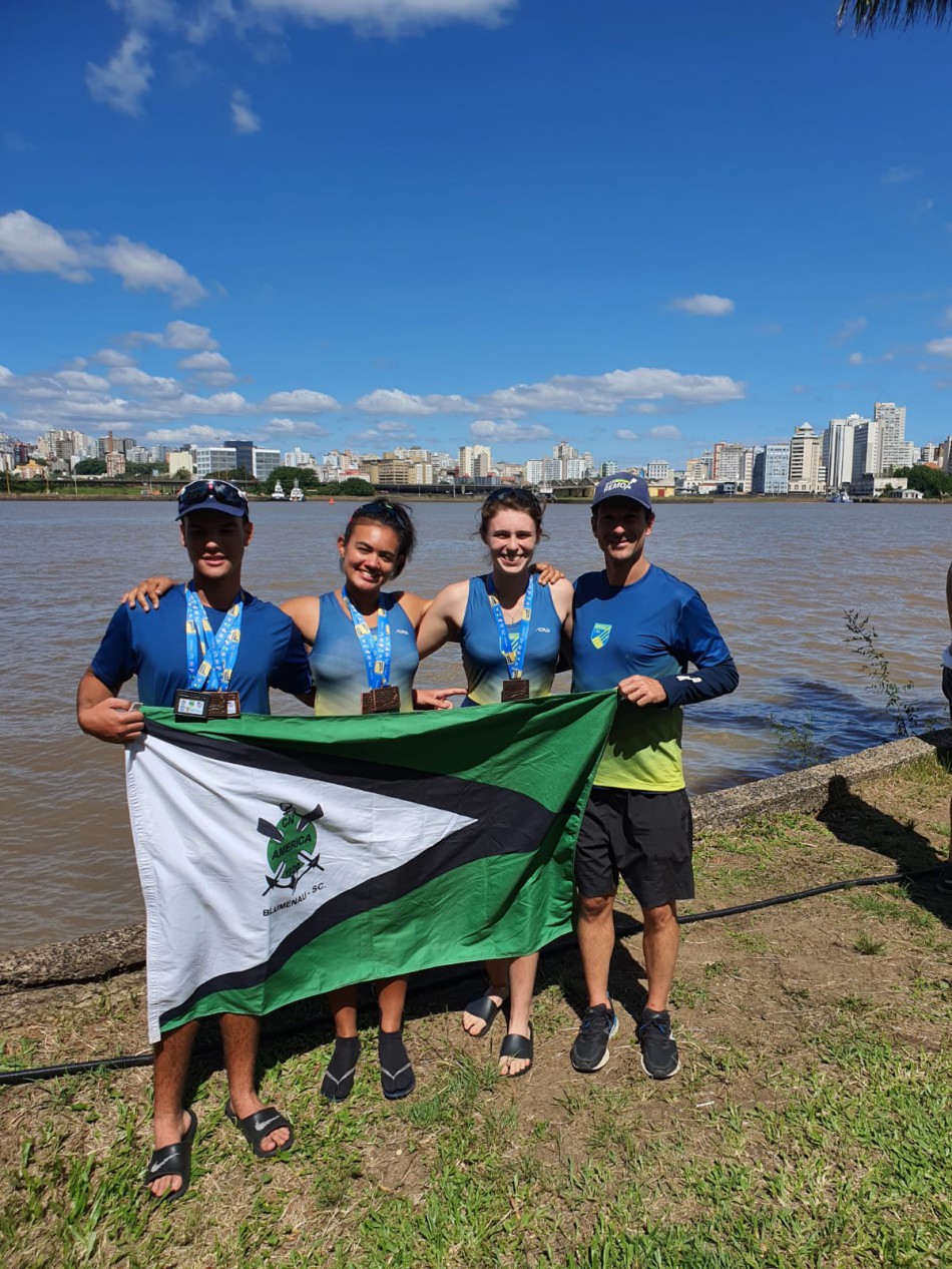 Remo e Pararemo de Blumenau conquistam medalhas no Campeonato Sul-Americano da modalidade