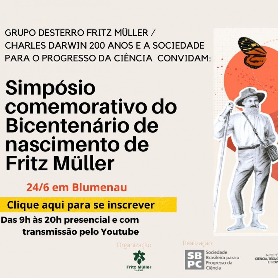 Simpósio celebra bicentenário de Fritz Müller