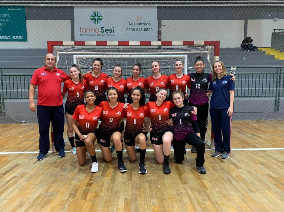 Handebol feminino de Blumenau se classifica para as finais da Liga Santa Catarina de Handebol Sub 18