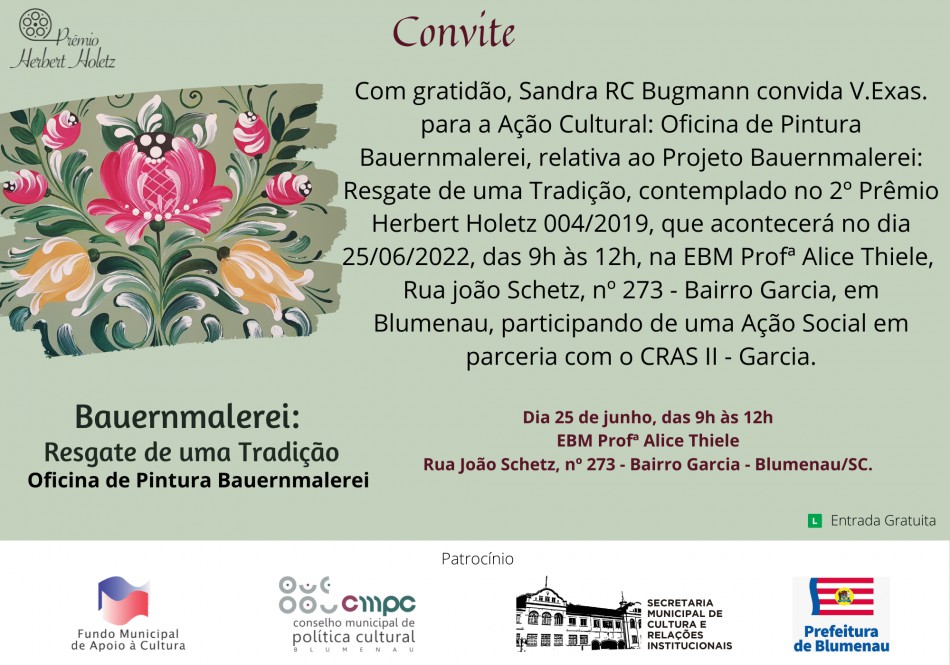 Ação cultural compartilha noções sobre antiga pintura alemã