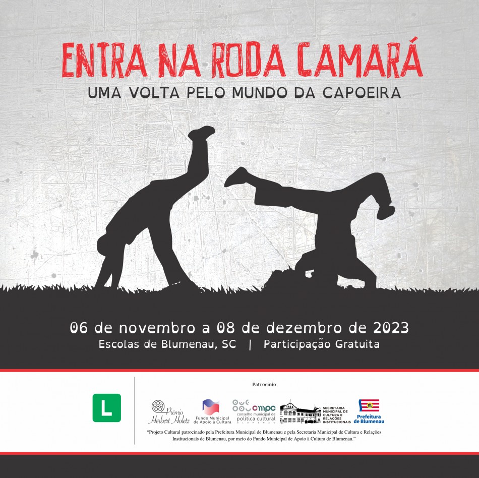 Mostra de capoeira circula por três escolas até dezembro