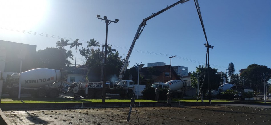 Seurb trabalha na revitalização da Praça dos Músicos  